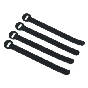 CHINEE Black Nylon for Velcro Cable Ties Reusable Hook and Loop Wire Organizer Straps Releasable Type
