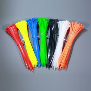 CHINEE Black Self-Locking Nylon 66 Cable Tie Wrap Plastic Wire Binding Straps Zip Ties