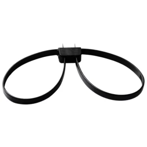 CHINEE Black Self Locking Nylon Double Lock Cable Ties