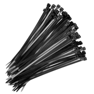 CHINEE Black Self locking Nylon Cable Ties Uv Protection Plastic Zip Ties