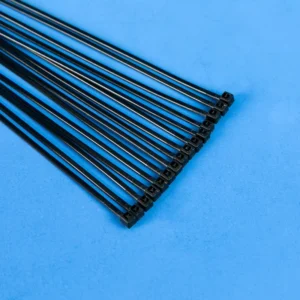 CHINEE Black Solid Self-Locking Electric Wiring Nylon 66 Cable Tie 2.5*100mm Zip Tie