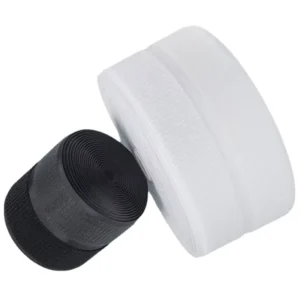 CHINEE Black White Magic Tape Hook and Loop Reusable Garment Knapsack and Cable Tie Tape Roll Woven Tape