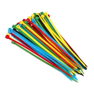 CHINEE Black and White Self-Locking Nylon Cable Ties