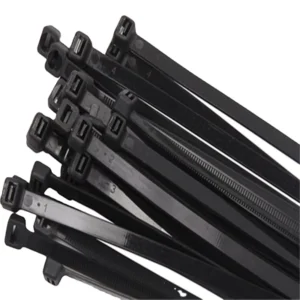 CHINEE Black and White Self locking Nylon Cable Ties Plastic Cable Ties 100*2.5