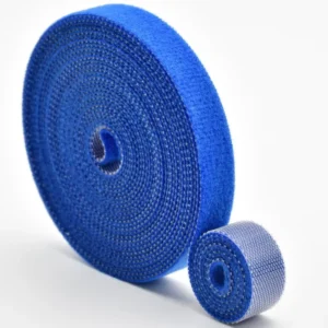 CHINEE Blue Nylon Self-Adhesive Hook Loop Velcro Flexible Durable Cable Zip Ties Foldable Organizer Bathroom Kitchen Wardrobe