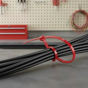 CHINEE CE RoHS Eco Friendly Heat Resistant Self Locking Nylon 66 Industrial Electrical Use Zip Ties Cables 7.5mm X 500mm 100 Pcs
