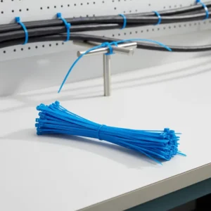 CHINEE CE RoHS Eco Friendly Plastic Self Locking Nylon 66 Industrial Use Electrical Cable Ties 7.2mm X 400mm 100 Pcs IEC 60587 UV Test