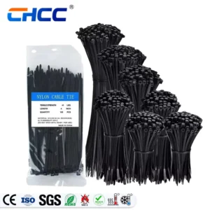 CHINEE CE RoHS Self-Locking Nylon Cable Ties | 4-12 Inch Heavy Duty Plastic Zip Ties For Industrial & Home Use