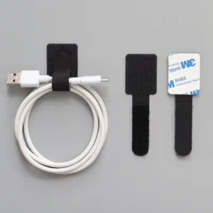 CHINEE Cable Management Under Desk Adjustable Hook and Loop Cable Ties 10 Pair
