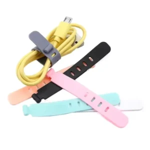 CHINEE Cable Organizer Ties Clip Charger Cord Management Silicone Wire Manager Mouse Earphone Holder Data Line Winder Straps