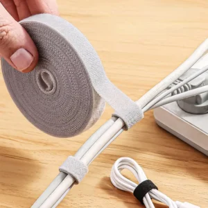 CHINEE Cable Organizer USB Cable Winder Management Nylon Free Cut Ties Mouse Earphone Cord Cable Ties