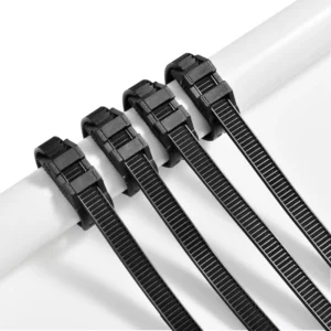 CHINEE Cable Tie Factory Direct Double Locking Nylon Black Small Zip Ties