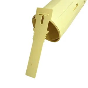CHINEE Cable Tie Label Marker Tag Electrical Insulation Markers Printable Polyurethane PUR Tag Looped 12mm X 74mm VW 1 Flame Retardant