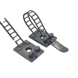 CHINEE Cable Tie Mounts 10pcS Wire Clamp Tie Cable Mount Adjustable Fix Holder Adhesive Cable