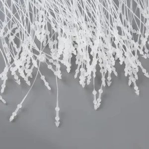 CHINEE Cable Ties Beaded Chain Self Locking Zip Ties Custom Adjustable Flexible