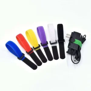 CHINEE Cable Ties Binding Strap Velcroes 100% Nylon Hook and Loop Data Cable Ties Custom Binding Strap Velcroes