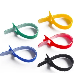 CHINEE Cable Ties Hook and Loop Fastener Hook and Loop Tape Elastic Strap Security Cable Tie