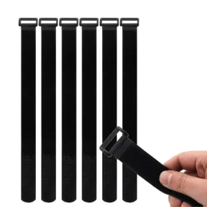 CHINEE Cable Ties Hook and Loop Fastener Tape Elastic Strap
