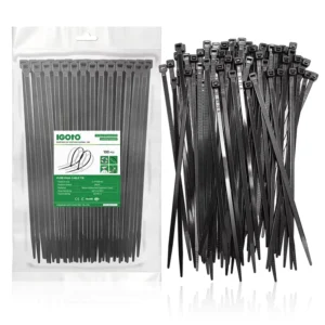 CHINEE IGOTO Manufacturer OEM ROHS CE UL UV Resistant Nylon 66 Cable Tie PA66 Zip Tie Self Locking Clamp Kabelbinder