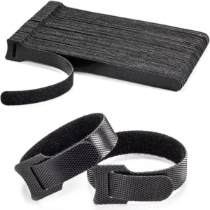 CHINEE Cable Ties Velcroes Ties Hook Free12mm Nylon Yellow Cable Tie Custom Logo Printed Back To Back Cable Ties