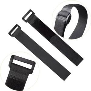 CHINEE Cable Ties with Adjustable Hook Loop Custom Color Self Adhesive Buckle Cut Shape Print Logo