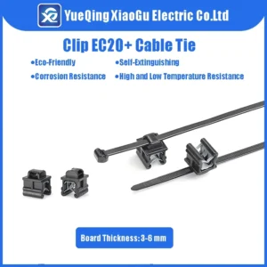 CHINEE Cable Ties with Edge Clip Clamp EC20 (Nylon 66) T50ROSEC20 156 00020 156 02748 156 00392 156 00834 156 00873 156 00674