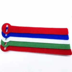CHINEE Cable Wire Cords Management Tape Fastener Adjustable Reusable Back to Back Double Side self locking Hook and Loop Cable Ties