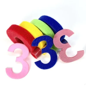 CHINEE Cable Wire Cords Management Tape Fastener Adjustable Reusable Back to Back Hook and Loop Cable Ties