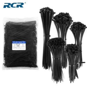 CHINEE Cable Zip Ties Self Locking Nylon CableTies 100pcs 6 Inch 3*150mm Multi Purpose Wire Management Plastic Ties UV Small Cable Ties