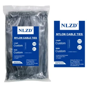 CHINEE China Factory’s Eco Friendly Nylon Cable Ties Custom Length Passive Sealing Zipper Nylon Plastic Cable Marker