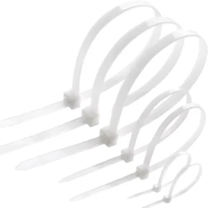 CHINEE China Supplier AHXRT Nylon Cable Ties Eco Friendly Black White ROHS+CE+REACH Certified 200mm Length UV Resistant Ties