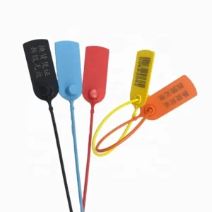 CHINEE Clothing Cable Tie Anti-theft String Lock Plastic Disposable Sealing Numbered Tamper Tags With Writable Labels