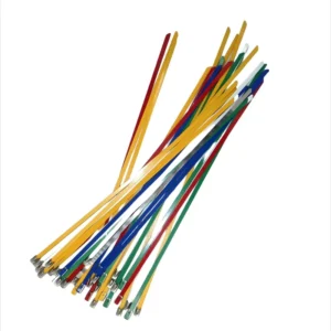 CHINEE Color Customized Self Locking Epoxy Cable Ties Stainless Steel Plastic Multiple Lengths Available 100mm 200mm 250mm 300mm 400mm
