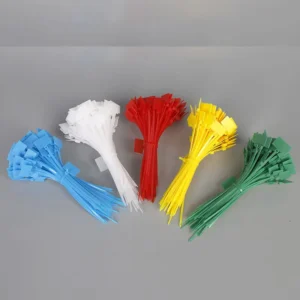 CHINEE Color Label Nylon Tie Buckle Fixing Tie Rope Tensioner Net Cable Mark Wire Harness Sign Plastic Tie 2.5 3.3mm Width 100 200mm