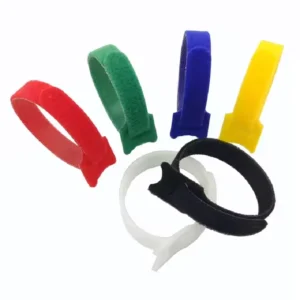 CHINEE Colored Nylon Storage Straps Back to back Velcro Cable Management Straps Customized Cat shaped Velcro Cable Ties Data Cables