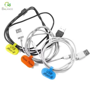 CHINEE Colored Wire Ties and Labels Cable Marking for Organizing Network Cables