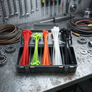 CHINEE Colorful Clear Teeth Extra Heavy Duty Self Locking Nylon 66 Cable Ties Colored For Construction Durable Outdoor Use