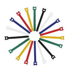 CHINEE Colorful Eco Friendly Self Adhesive Adjustable Cable Management Ties Polyester Nylon Hook and Loop Tape