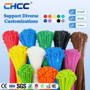 CHINEE Colorful Plastic Nylon Cable Ties Zip Ties Rohs CE UV Resistance