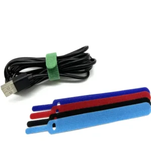 CHINEE Colorful Self-Grip Fastening Tape Double Side Adjustable Self Locking Back to Back Hook and Loop Cable Tie Strap