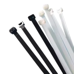 CHINEE Custom 7.6x200mm 8″ Smart White Nylon Plastic Cable Tie Wire Strap for Electronics