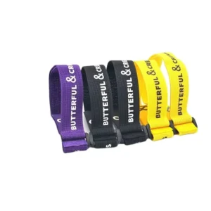 CHINEE Custom Adjustable Cable Tie Nylon Velcroes Hook and Loop Strap Cable Tie Cinch Strap With Buckle Velcroes