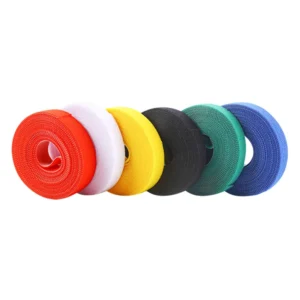 CHINEE Custom Back to Back Double Sided Self Adhesive Hook and Loop Cable Tie Customized Fasten Tape