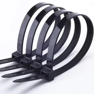 CHINEE Custom Black Nylon Cable Ties Self-Locking 7.6x400mm Zipties