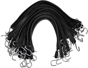 CHINEE Custom China Factory 21” Bungee Cords Heavy Duty EPDM Stretch Tie-Downs Rubber Tarp Straps With Hooks For Outdoor