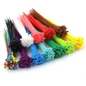 CHINEE Custom Color Self-Locking PA66 Zip Ties 2.5mm Width Multi Inch Sizes Nylon Cable Ties