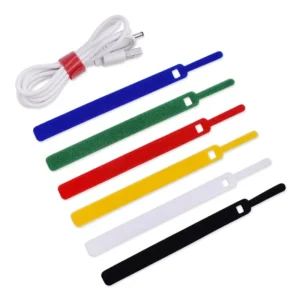 CHINEE Custom Colorful Reusable Sizes Self-locking Wire Hook and Loop Strap Cable Tie