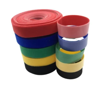 CHINEE Custom Double Sided Self gripping Back to Back Hook and Loop Fastener Tape Reusable Hook and Loop Cable Ties