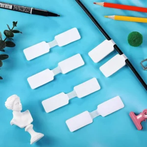 CHINEE Custom Eco Friendly Self Adhesive Heat Resistance Nylon Hook Loop Waterproof Ethernet Tie On Cable Marker Label Strong Adhesive