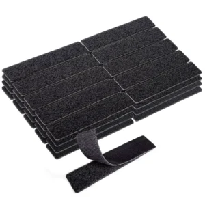 CHINEE Custom Heavy Duty Hook and Loop Tape Elastic Strap Patch Fabric Cable Ties Trips With Adhesive Home Crafting